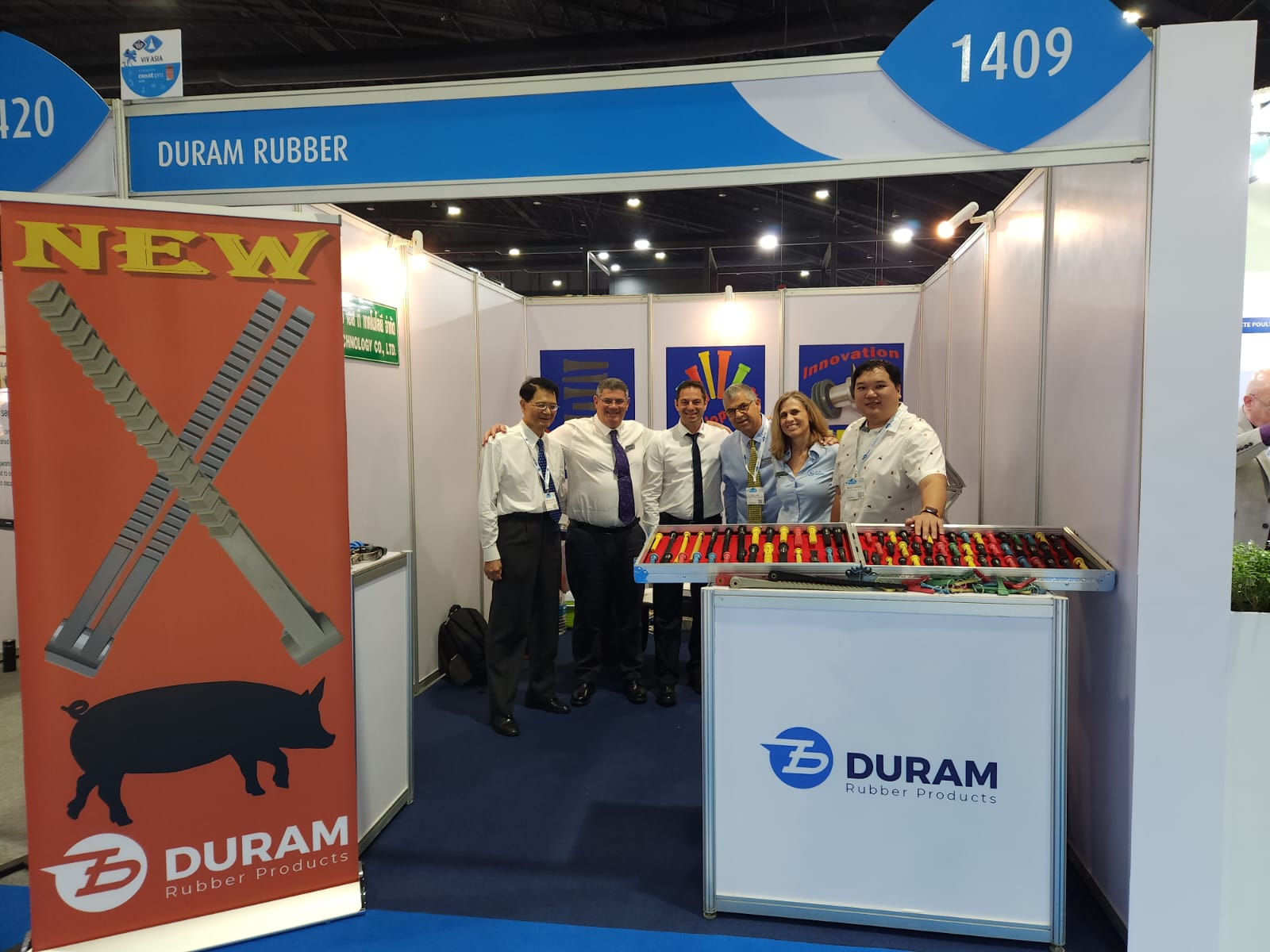 Duram at VIV Asia, Bangkok 2023 Duram Rubber Products